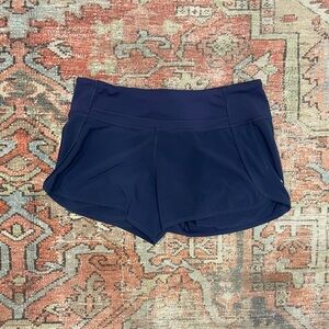 Lululemon Navy Running Shorts. Size - 6